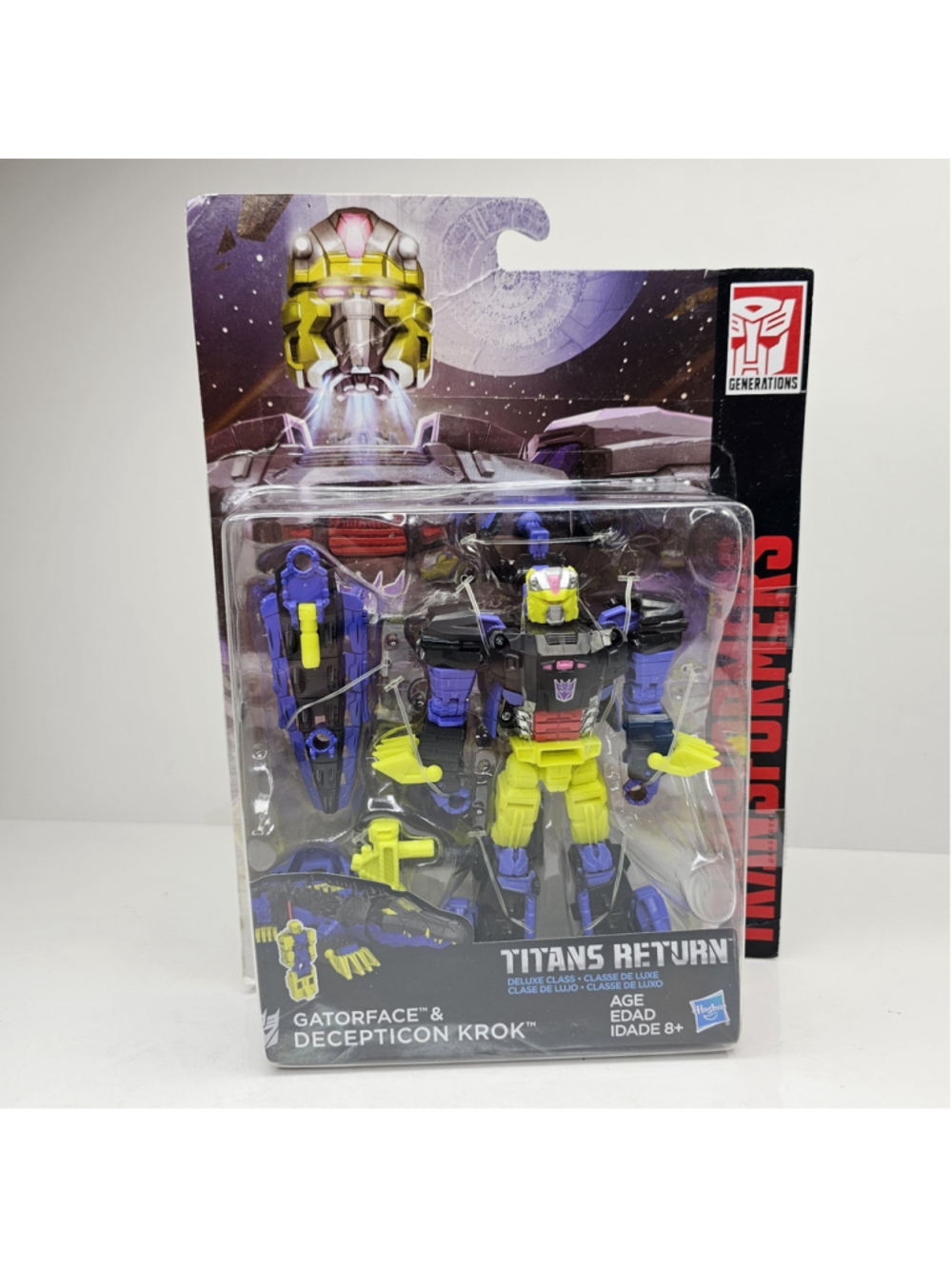 SEALED 2016 Transformers Titans Return Deluxe GATORFACE & DECEPTICON KROK
